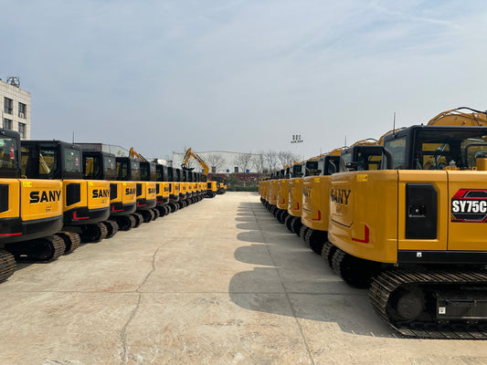 New Sany 60C Excavator for Sale rear side view