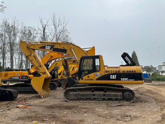 Used Caterpillar 325C Excavator for Sale rear side view