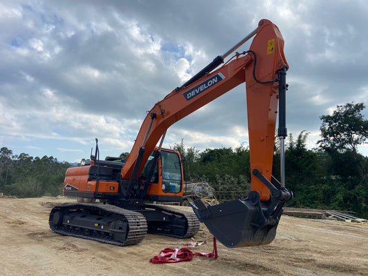 New Develon DX210 Excavator for Sale rear side view