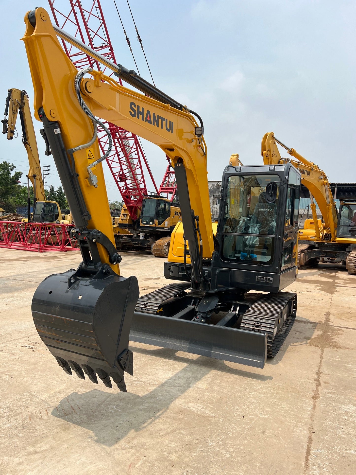 New Shantui SE60 Excavator for Sale detail view