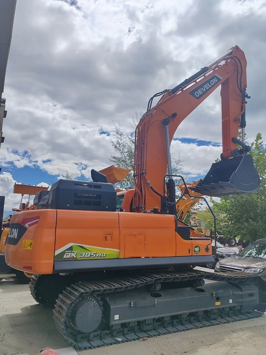New Develon DX305HD Excavator for Sale rear side view