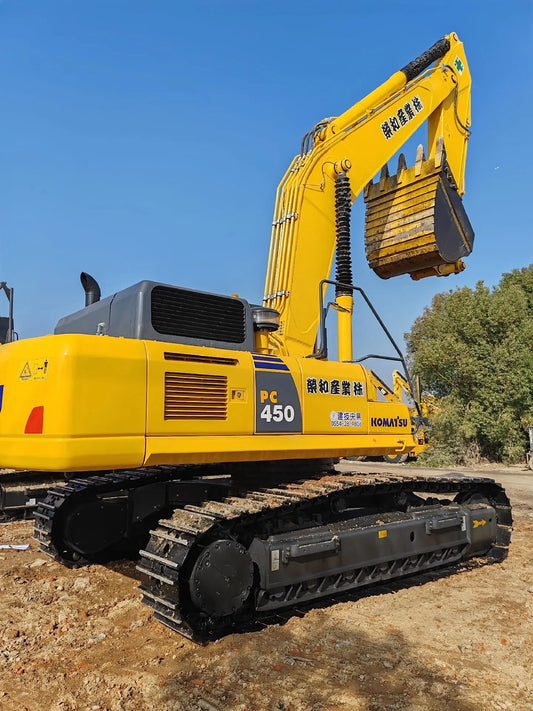 Used Komatsu PC450-8 Excavator for Sale rear side view