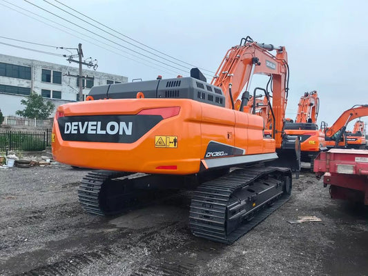 New Develon DX360 Excavator for Sale rear side view