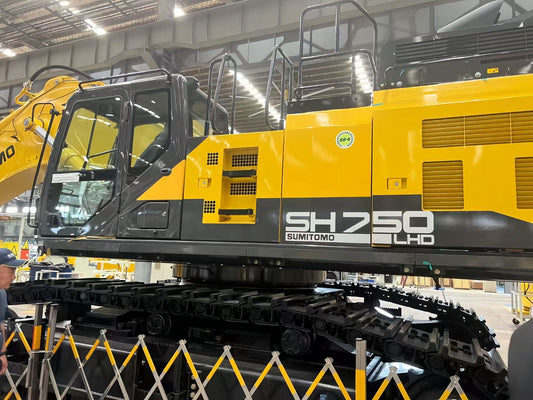 New Sumitomo SH750LHD-7 Excavator for Sale rear side view