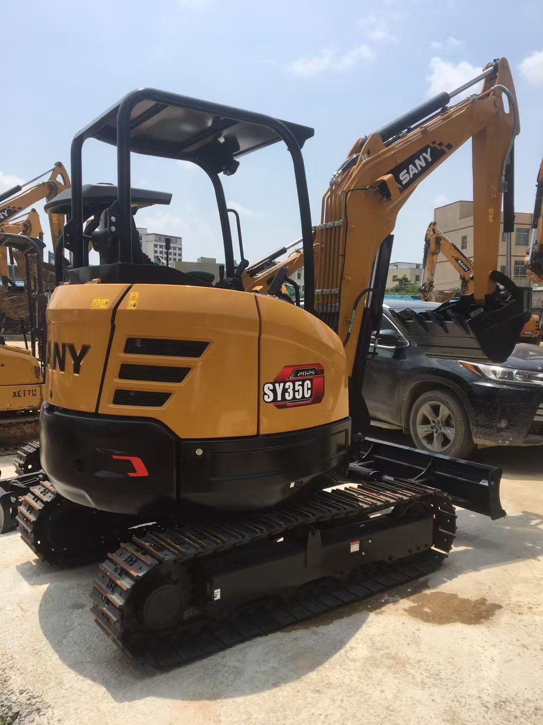 New Sany SY35C Excavator for Sale detail view