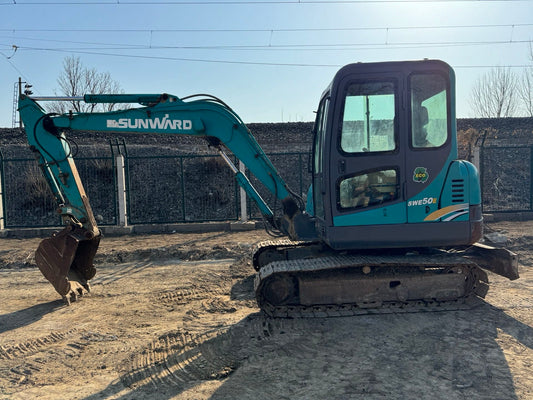 Used Zoomlion SWE50E Excavator for Sale rear side view