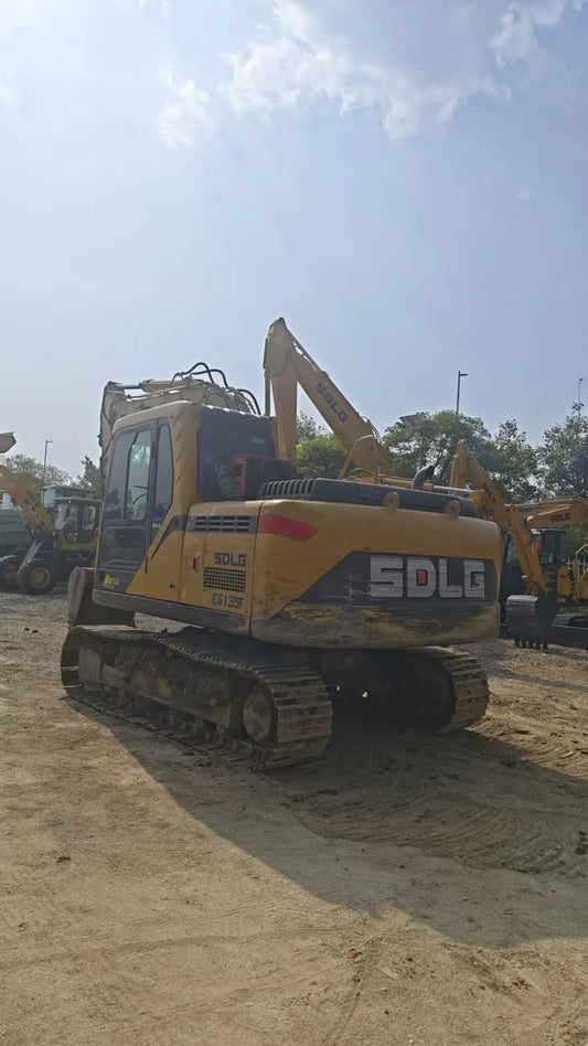 Used Sdlg E6135F Excavator for Sale rear side view