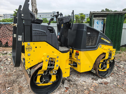 Used Bomag BW120 Road Roller for Sale - Alternative Stock rear side view