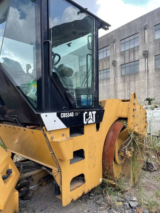 Used Caterpillar CB534D Road Roller for Sale rear side view