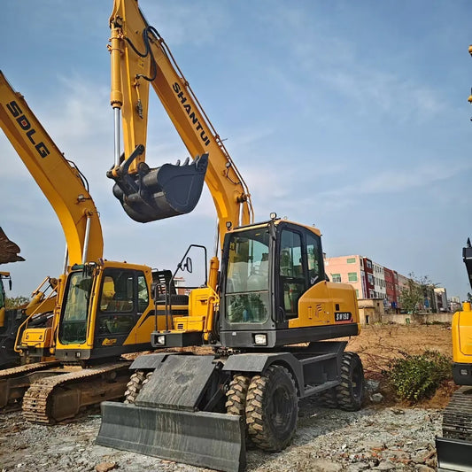 Used Shantui SW150 Excavator for Sale rear side view