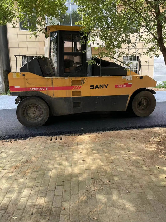 Used Sany SPR300C-8 Road Roller for Sale rear side view