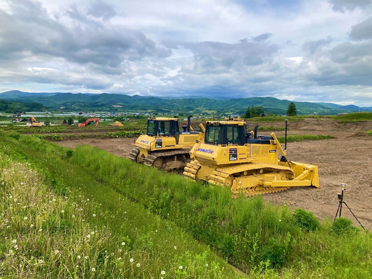 Used Komatsu 65PX Bulldozer for Sale rear side view