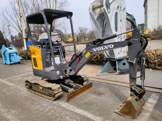 Used Volvo ECR18E Excavator for Sale rear side view