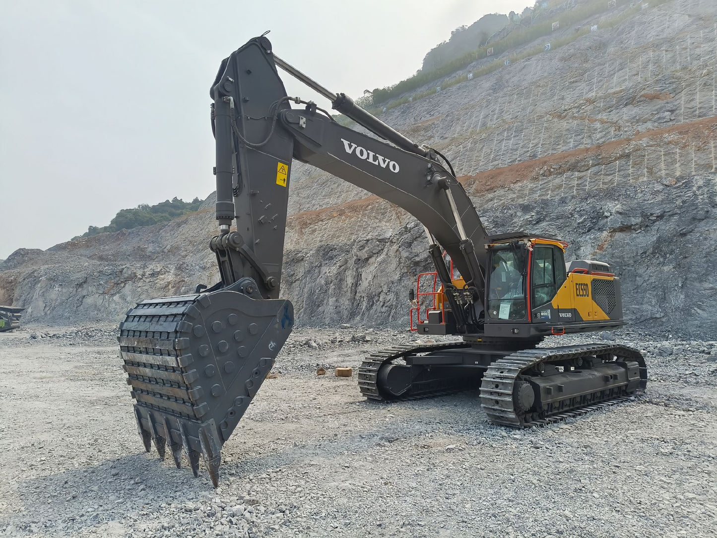 New Volvo EC550 Excavator for Sale detail view