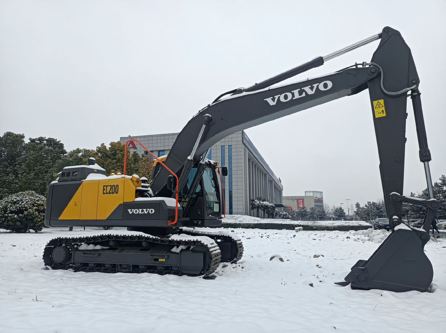 New Volvo EC200 Excavator for Sale rear side view