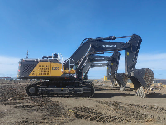 New Volvo EC950 Excavator for Sale rear side view