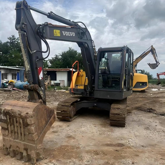 Used Volvo EC75D Excavator for Sale rear side view