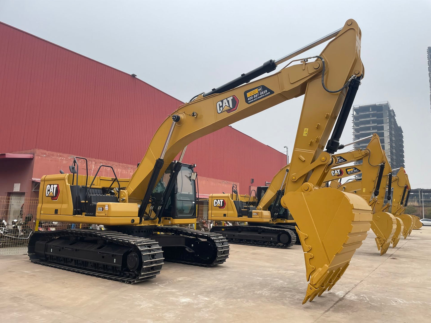New Caterpillar 333 Excavator for Sale detail view
