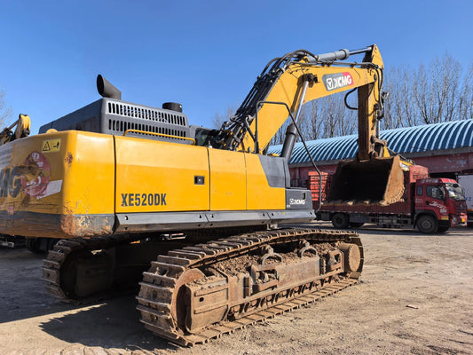 Used XCMG XE520DK Excavator for Sale rear side view