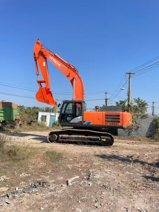 Used Hitachi ZX350-3 Excavator for Sale rear side view