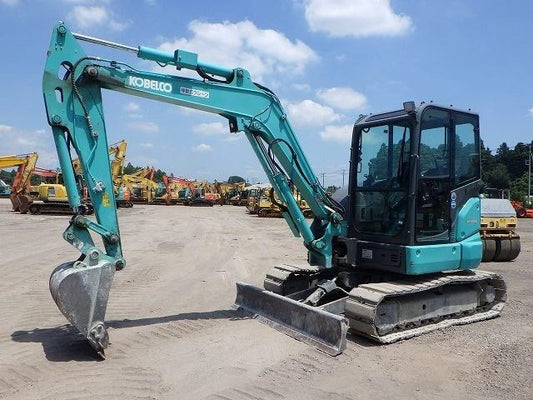 Used Kobelco SK50SR Excavator for Sale rear side view