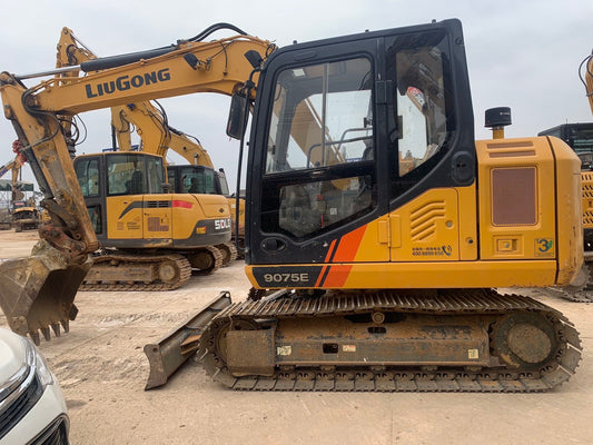 Used Liugong 9075E Excavator for Sale rear side view