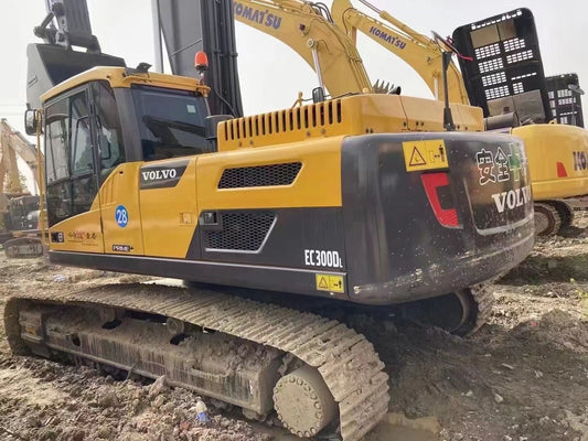 Used Volvo EC300DL Excavator for Sale rear side view