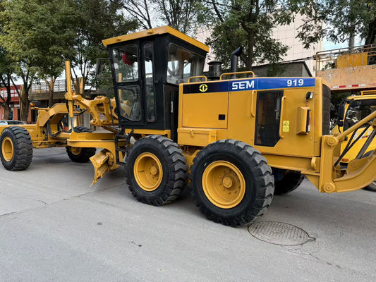 Used Sem 919 Motor Grader for Sale rear side view