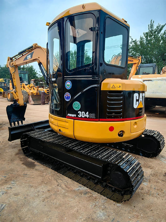 Used Caterpillar 304CR Excavator for Sale rear side view