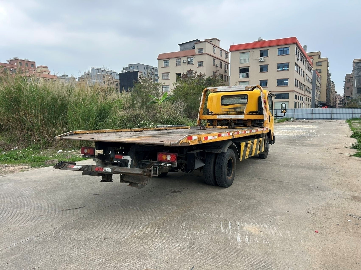 Used JMC Kairui Flatbed Road Wrecker Truck