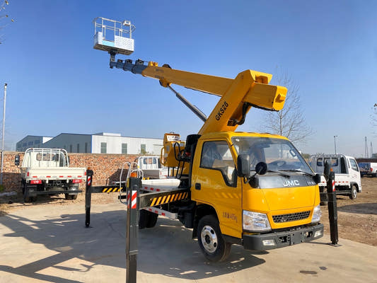 Used JMC 115HP Aerial Work Platform Truck for Sale - Updated Model rear side view
