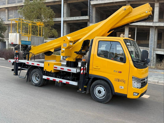 Used Foton 122HP Aerial Work Platform Truck for Sale rear side view