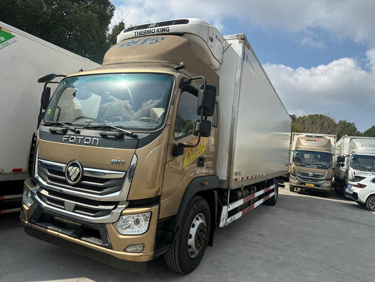 Used Foton OLLIN 6.8M MEDIUM Refrigerated Truck for Sale rear side view