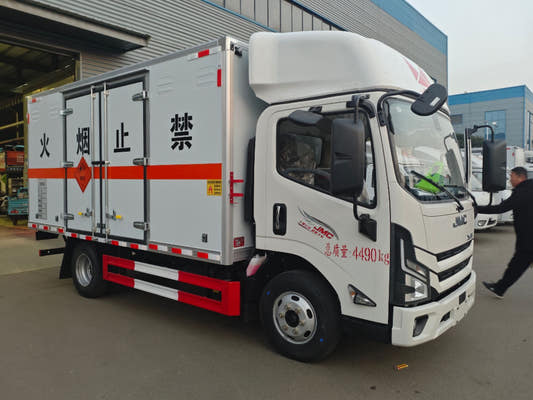 Used JMC 143HP Explosive Materials Delivery Truck for Sale rear side view