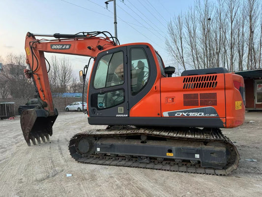 Used Doosan DX150LC-9C Excavator for Sale rear side view