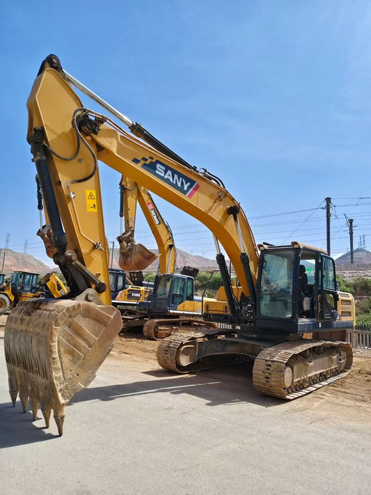 Used Sany SY255H Excavator for Sale rear side view