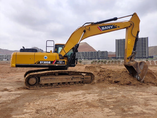 Used Sany SY305H Excavator for Sale rear side view