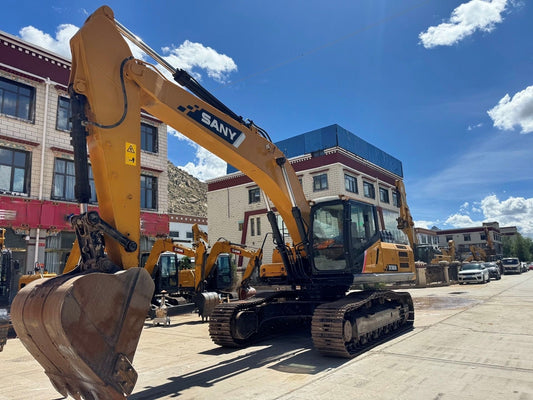 Used Sany SY365H Excavator for Sale rear side view