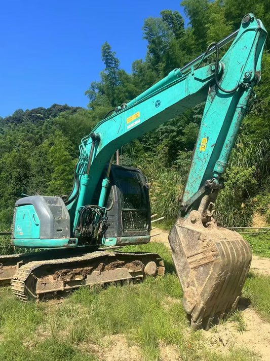 Used Kobelco SK115SR-DZ Excavator for Sale front working view for sale