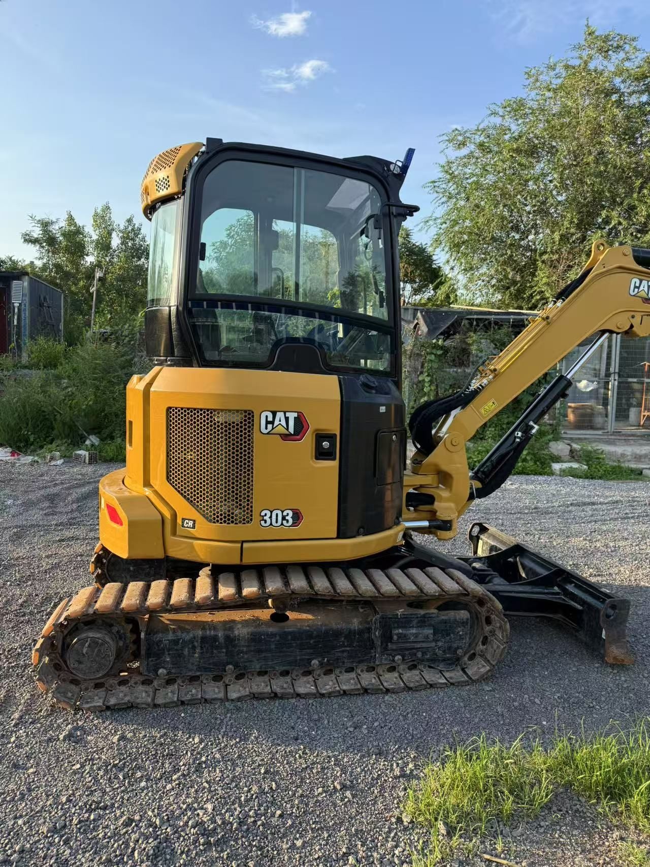 Used CAT 303CR crawler excavator real inventory view 7