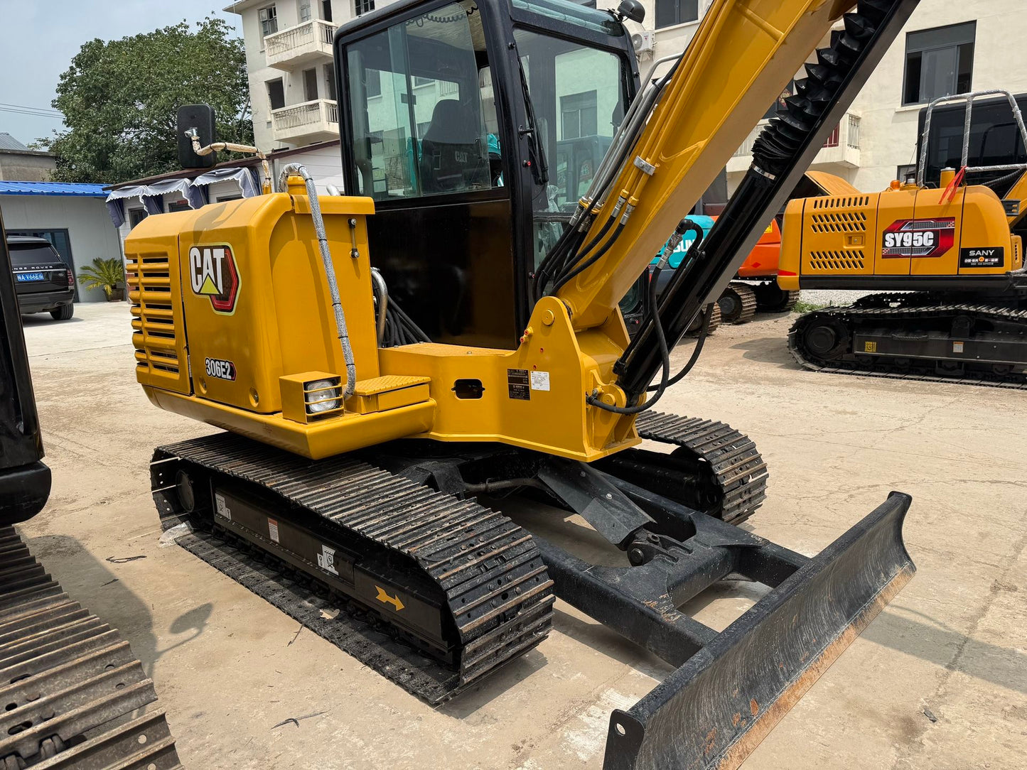 Used CAT 306E2 crawler excavator real inventory view 6