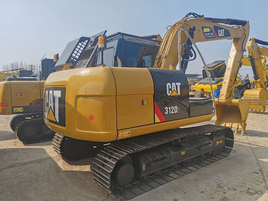 Used CAT 312D2 crawler excavator real inventory view 2