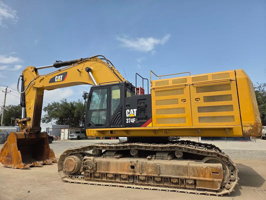 Used CAT 374FL crawler excavator real inventory view 2