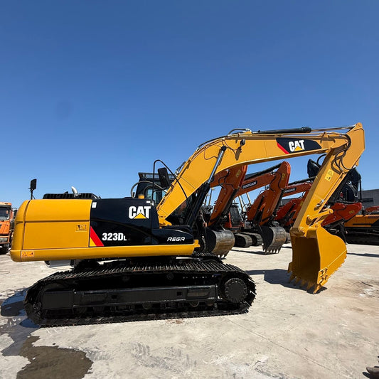 Used CAT 323DL crawler excavator real inventory view 2