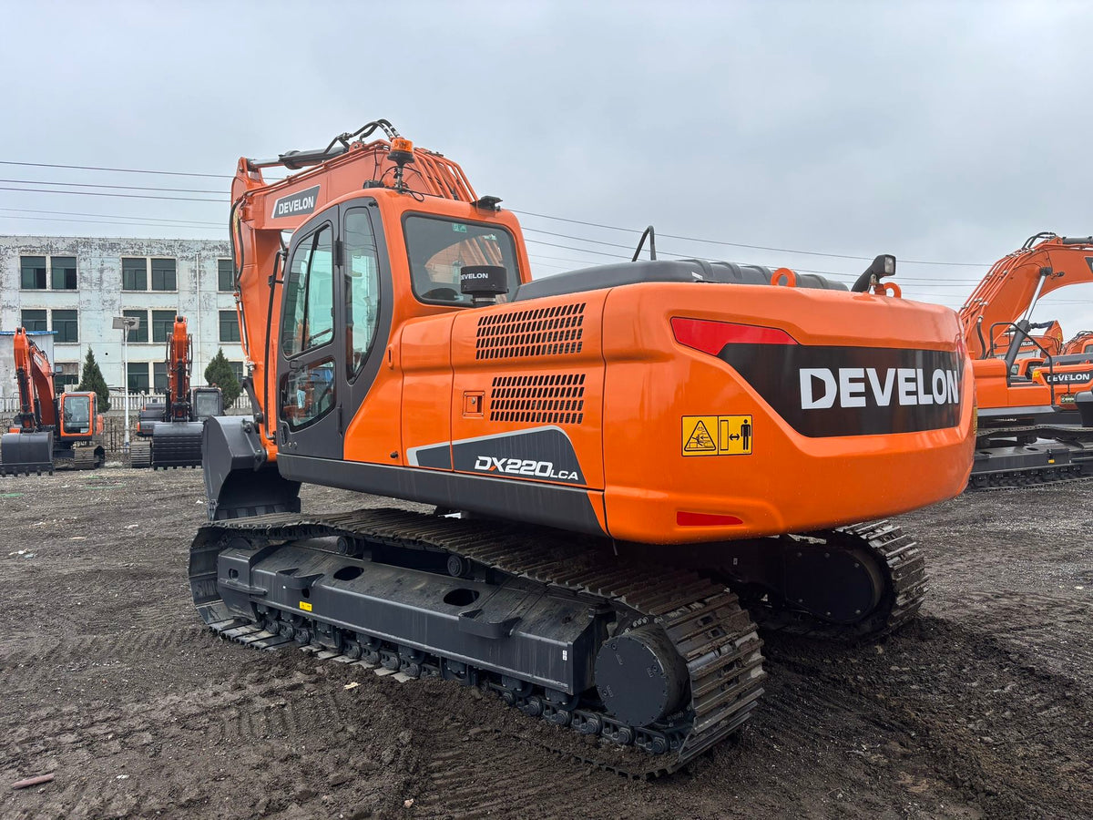 New DEVELON DX220LCA crawler excavator real inventory view 11