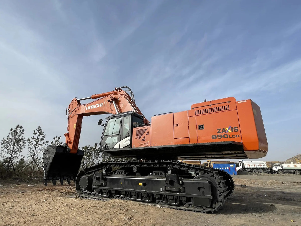 Used HITACHI ZX890LCH crawler excavator real inventory view 6
