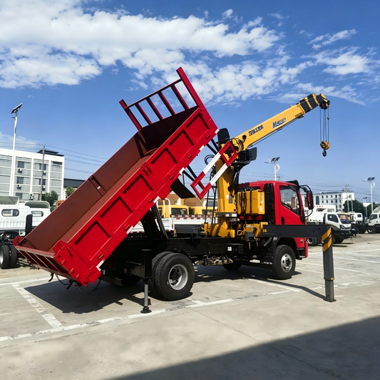 Used Dayun 180HP Truck-Mounted Crane for Sale rear side view