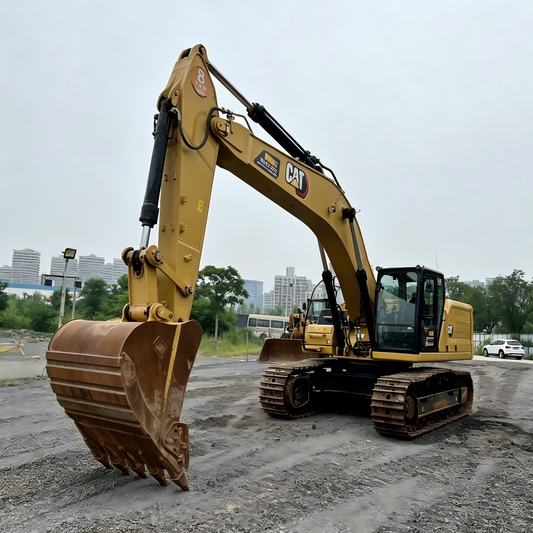 Used Caterpillar 336GC Excavator for Sale rear side view