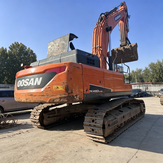 Used Doosan DX450LC-9C Excavator for Sale rear side view