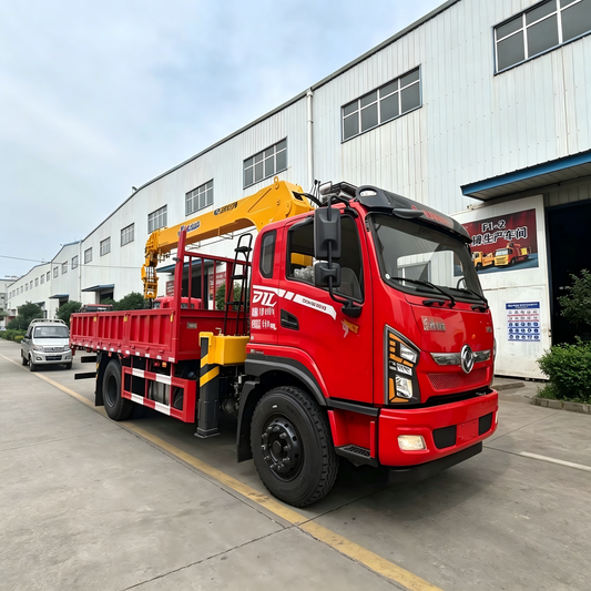 Used Dongfeng 200HP Truck-Mounted Crane for Sale rear side view